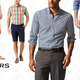 Palm Sunset Trunk, $28 | Alpha On-The-Go Short, $18 | No Wrinkle Shirt, Classic Fit, $24 | Jean Cut, Straight Fit Khakis, $24